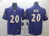 Nike Ravens 20 Ed Reed Purple Vapor Untouchable Limited Jersey,baseball caps,new era cap wholesale,wholesale hats